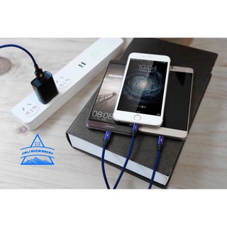 Cáp BASEUS 3-IN-1 Rapid Series (LIGHTNING + MICRO + Type C)