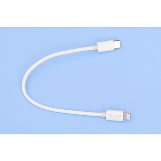Cáp type c - lightning 20cm xmobile l10 trắng