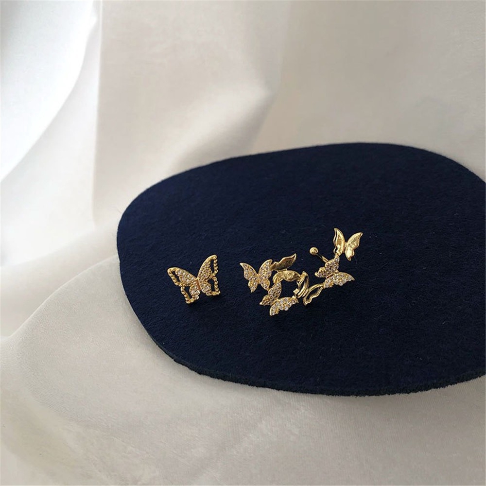 Bông Tai Hợp Kim Hình Bướm Thời Trang Cho Nữ