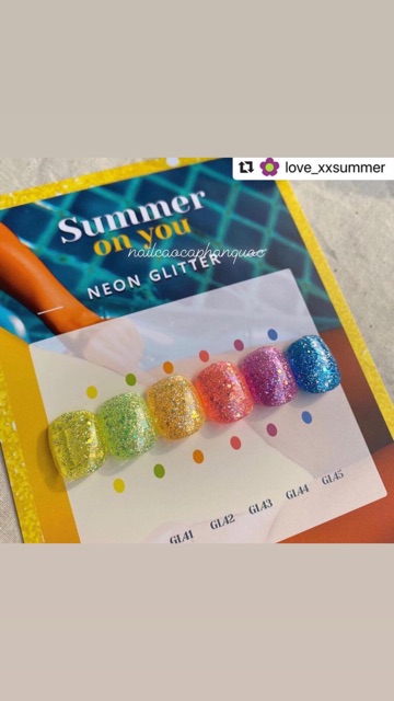 Bộ sản phẩm sơn gel nhũ estemio Summer on you 2020 ( 6 chai)