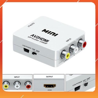 Bộ chuyển av ra hdmi, av to hdmi, av sang hdmi - fullhd 1080p/ 720