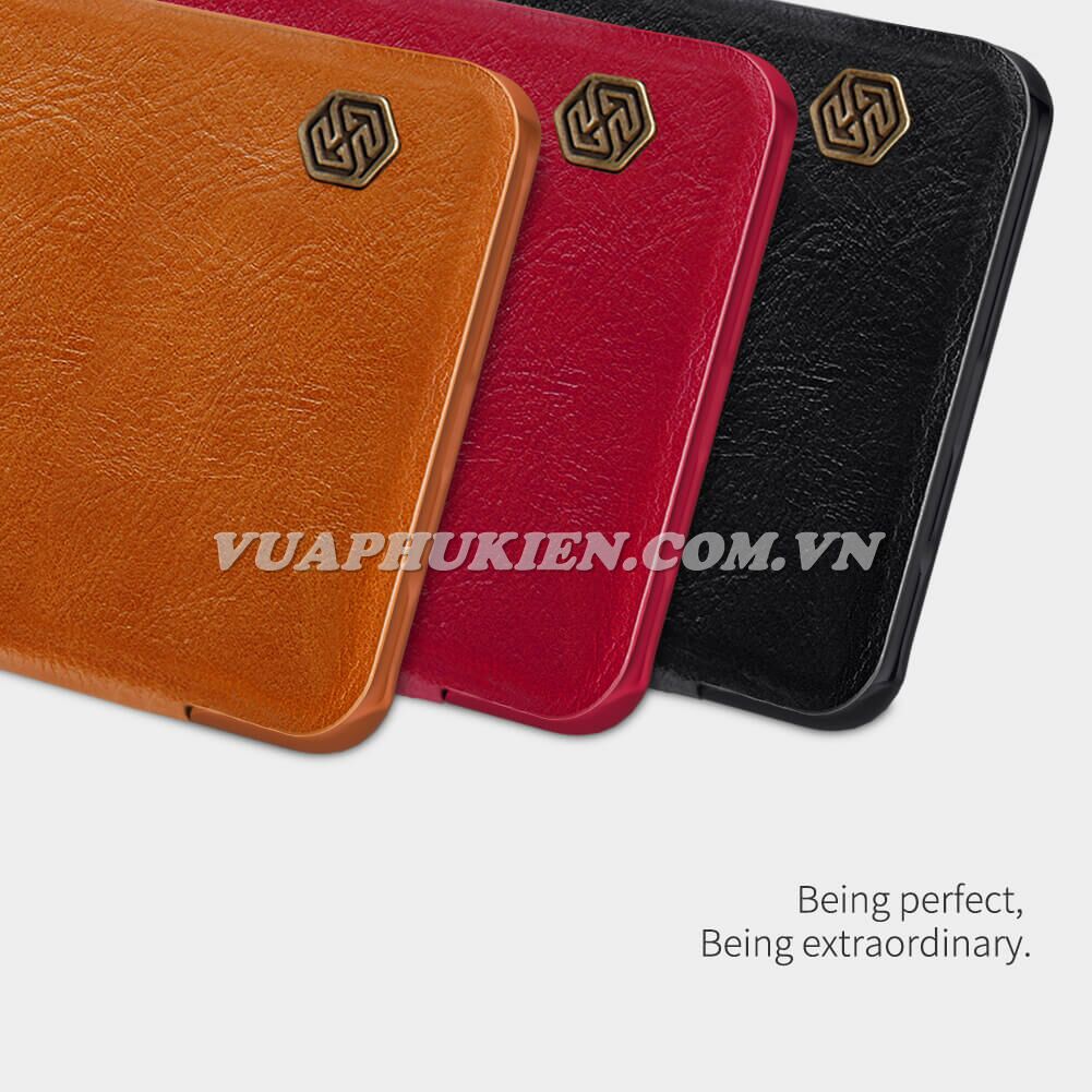 Bao da dành cho Samsung Galaxy Note 5, Note 7, Note FE, Note 10 Lite chính hãng Nillkin QIN Leather Case