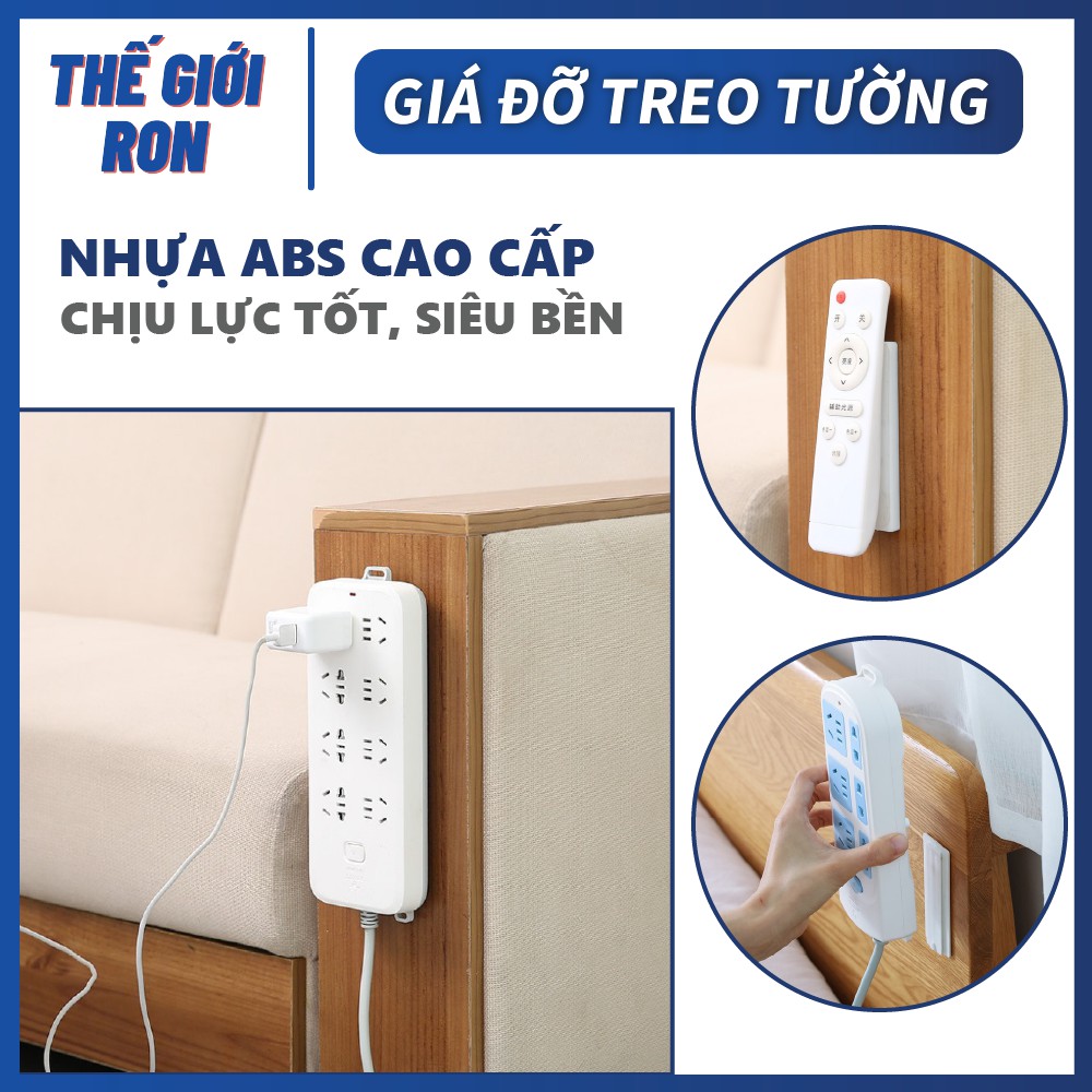 Giá Đỡ Ổ Cắm Điện, Móc Dán Tường Đa Năng Trong Nhà, Treo Cục Phát Wifi