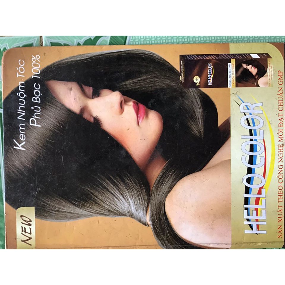 Nhuộm tóc phủ bạc Hello Color 100%