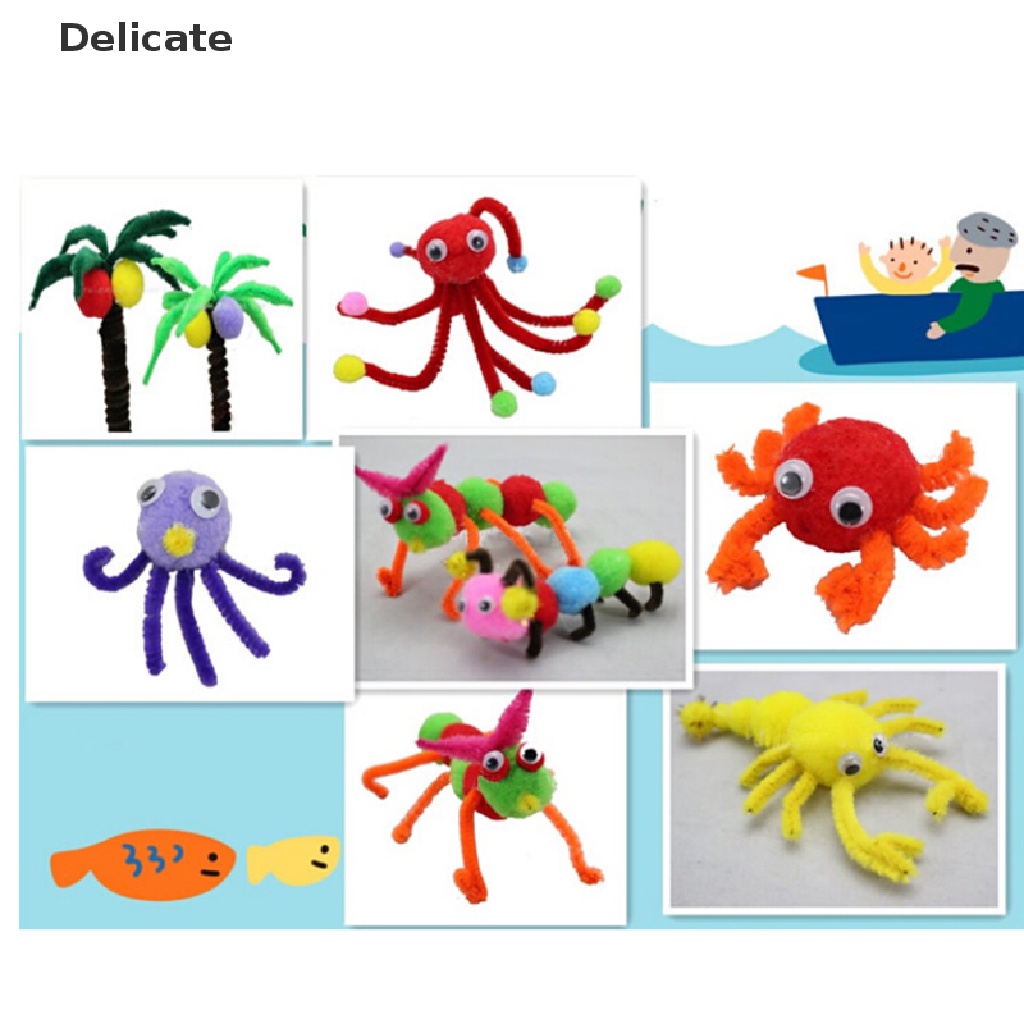 |Tinh Tế| 100 Cục Bông Mềm 10mm 20mm 30mm 40mm Làm Đồ Thủ Công