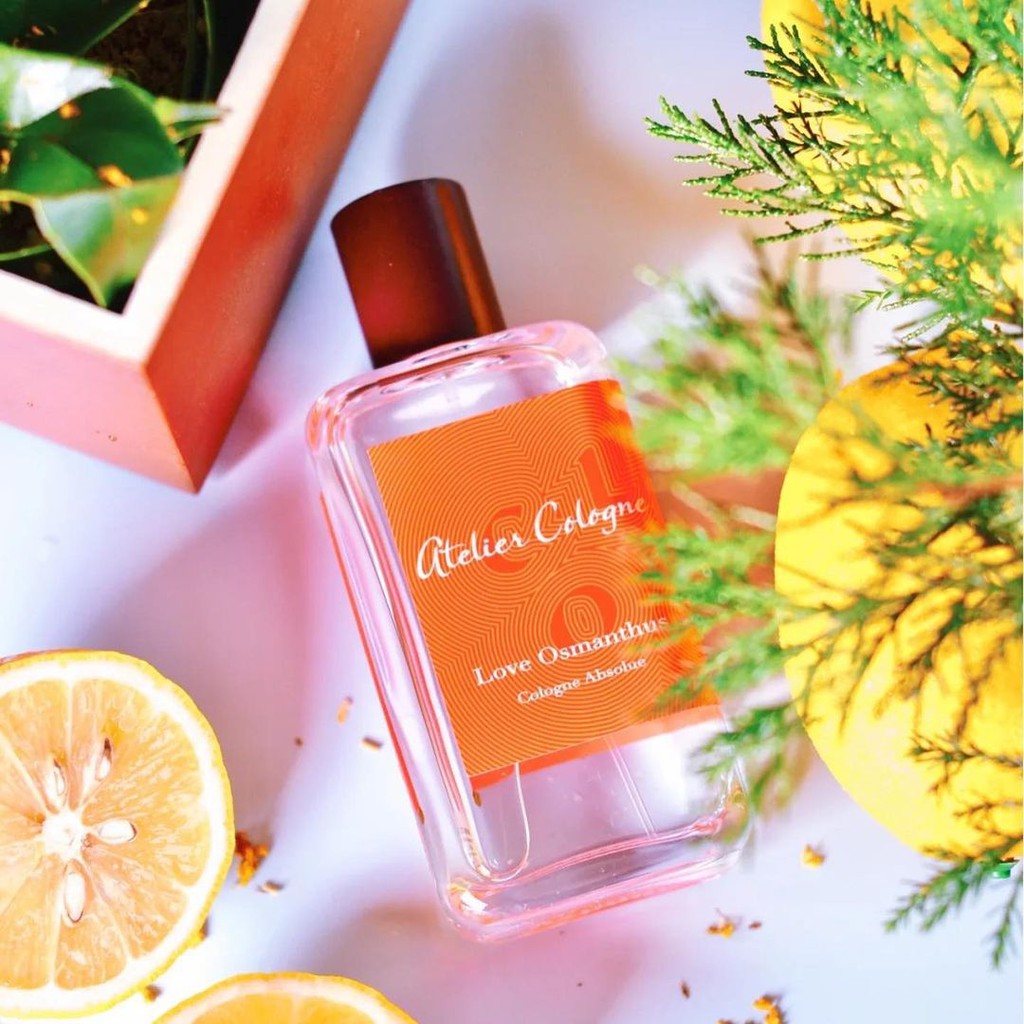 Nước hoa Atelier Love Osmanthus - Lemon Island Cologne -  Vanille Insensee - Clementine California Mini 4ml