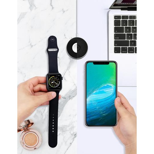 ĐẾ SẠC KHÔNG DÂY 3IN1 ĐIỆN THOẠI + AIRPOD 2 + APPLE WATCH