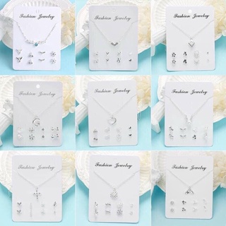 set bông tai và dây chuyền