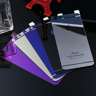 Cường Lực 2 Mặt iphone 5 Tráng Gương Màu