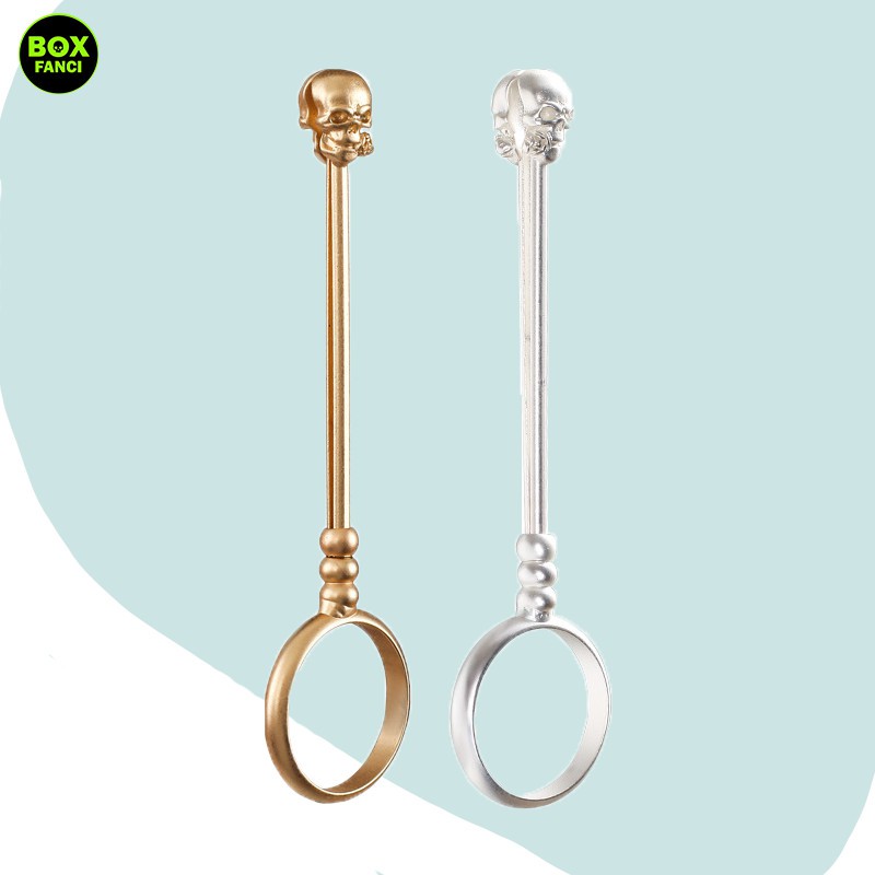 Nhẫn kẹp thuố.c lá đầu lâu, độc đáo cao cấp ,siêu sang trọng, độc lạ thời trang