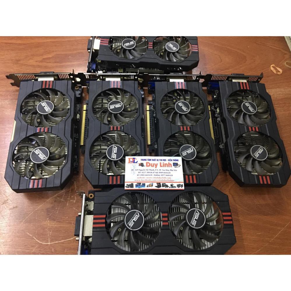 (giá khai trương) Vga Gigabyte 750ti 2G bảng 2 fan đẹp ngon lành 95