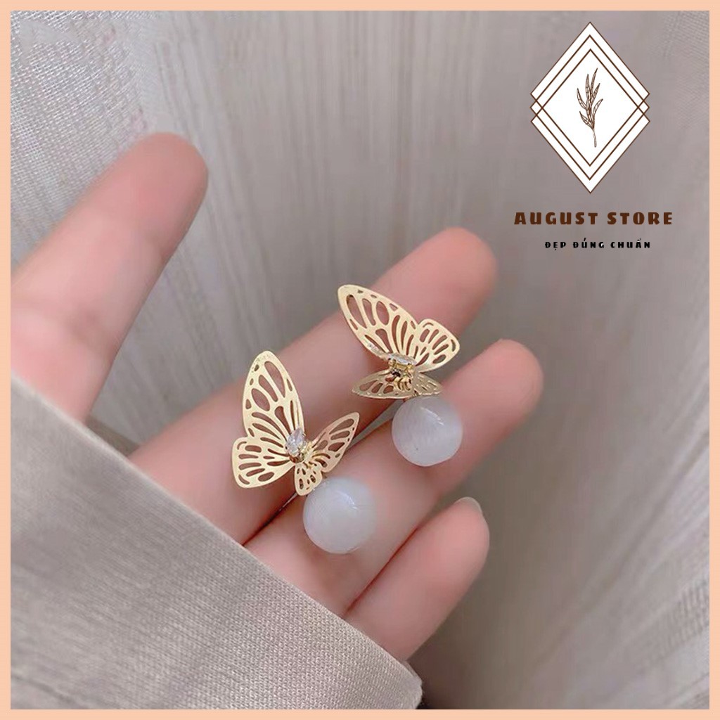 Bông Tai Bạc S925 Hàn Quốc Dành Cho Nữ - August.store