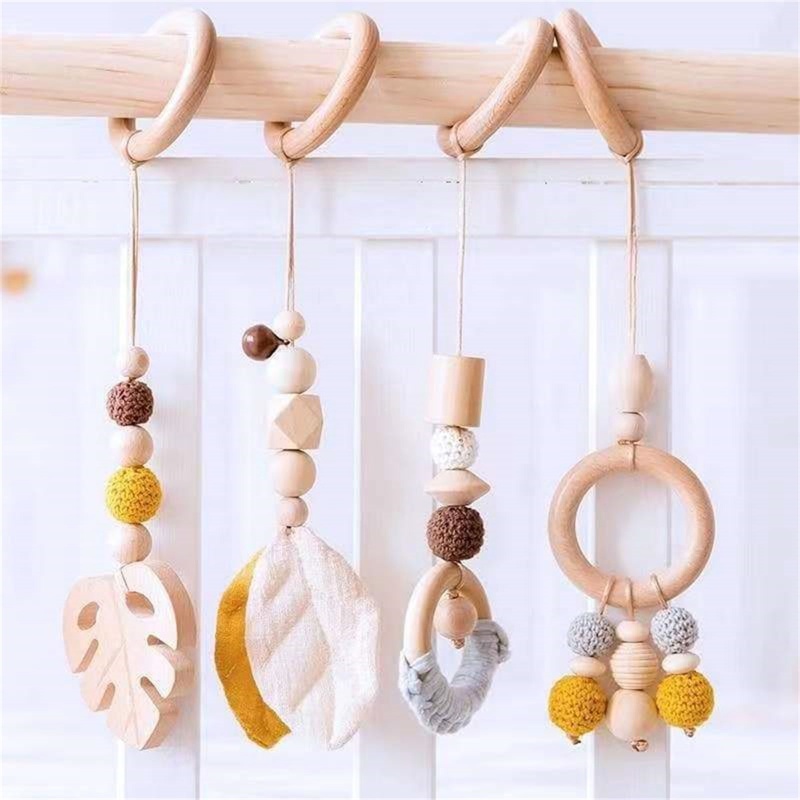 Haha Đồ Chơi Lục Lạc Đồ Chơi Mặt Dây Chuyền Bắc Âu Treo Phòng Tắm Cho Bé