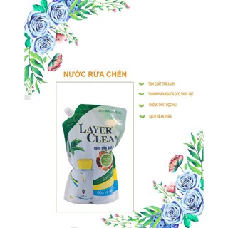 Nước rửa bát hữu cơ Layer Clean túi