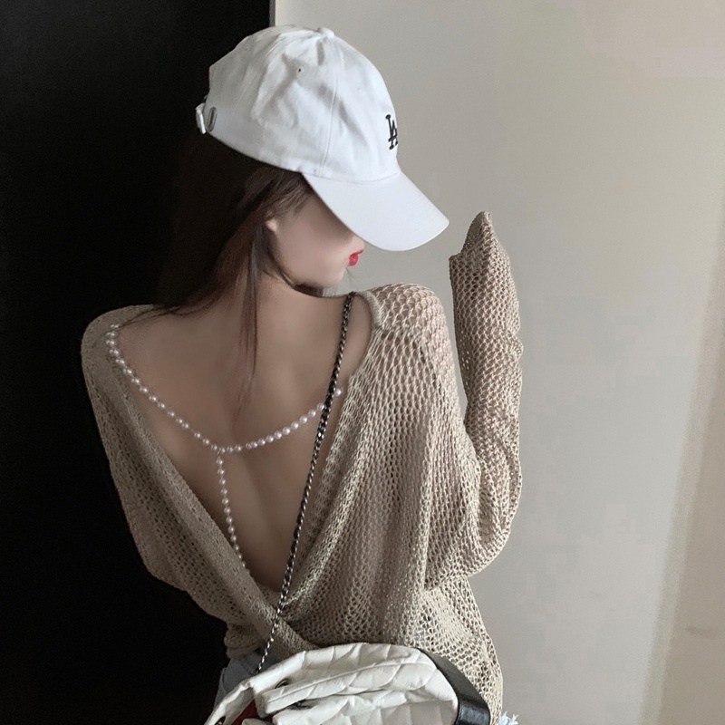 622132#Áo Khoác Chống Nắng Hở Lưng Thời Trang Mùa Hè