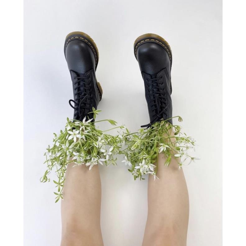 Giày Boots Dr Marten đen cổ cao nữ 🖇