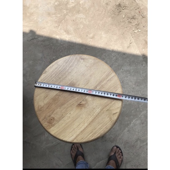 Ghế đôn gỗ cao su 100cm