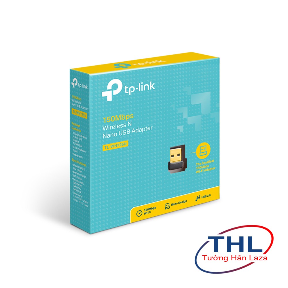 USB Thu Sóng Wifi TP-Link TL-WN725N Chuẩn N 150Mbps - Hàng chính hãng | BigBuy360 - bigbuy360.vn