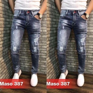 quần jean nam rách nhiều mẫu cực hot siêu đẹp