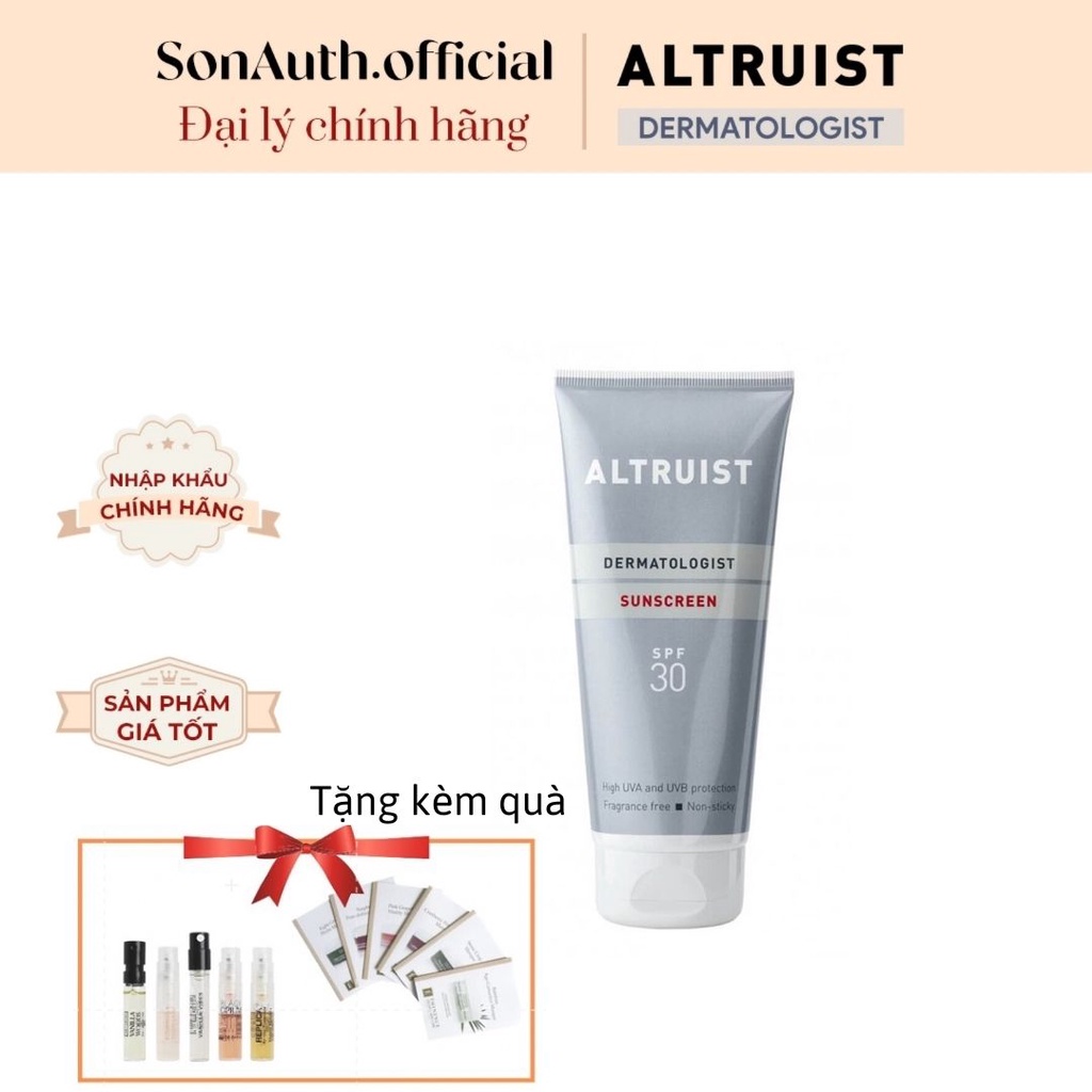 Kem Chống Nắng ALTRUIST Dermatologist Sunscreen SPF30 200ml [Đại lý chính hãng]