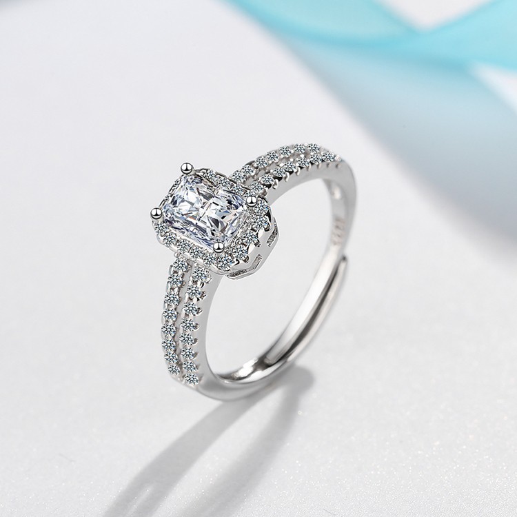 Nhẫn thời trang nữ style Hàn xinh xắn, bạc Ý S925 - N65