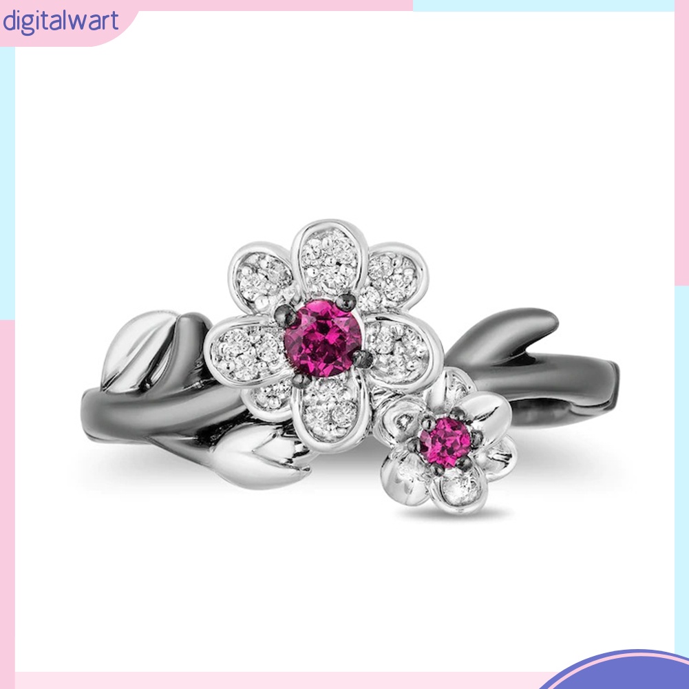 Bộ Trang Sức Họa Tiết Hoa Mận Đính Đá Thời Trang Cho Nữ