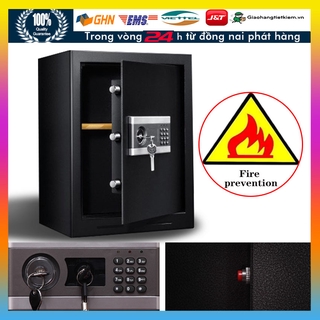két sắt an toàn điện tử KHÓA SỐ chống cháy cho két sắt khách sạn gia đình tiết kiệm đựng tiền