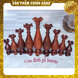 Bộ lục bình 9 món gỗ Hương