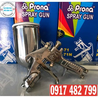 SÚNG PHUN SƠN PU R71 PRONA BÉC PHUN 1.3MM