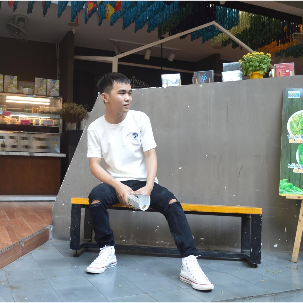 Áo Thun Stee Thêu hạc unisex