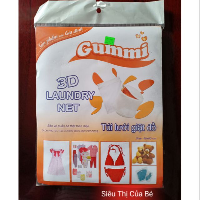 Túi lưới giặt đồ Gummi 50 x 60cm