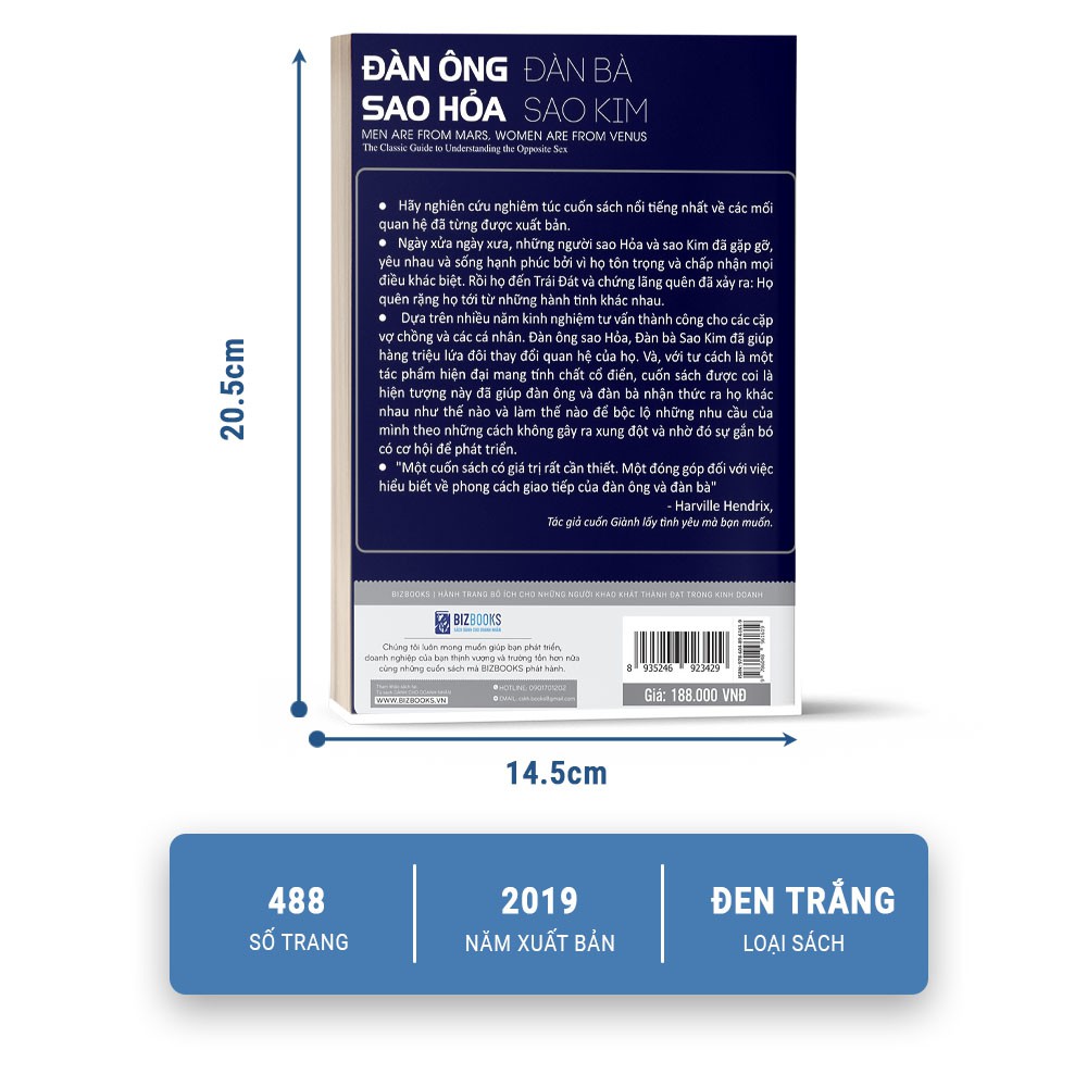 Sách - Đàn Ông Sao Hoả Đàn Bà Sao Kim - BizBooks