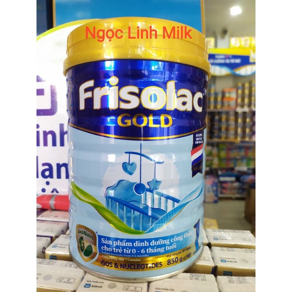 (mẫu mới )Sữa Frisolac Gold 1 850g