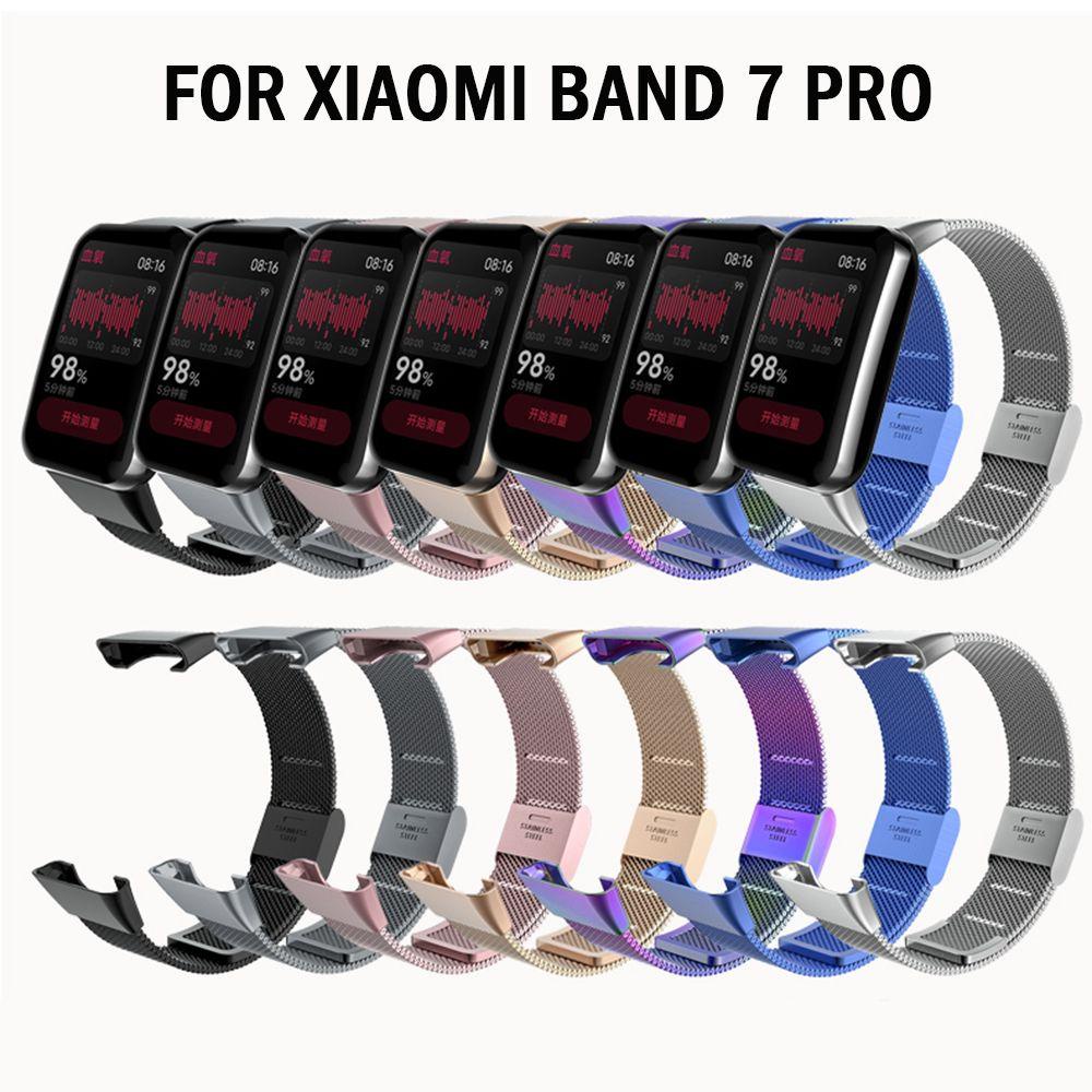 Dây Đeo Thay Thế Chất Liệu Silicon Màu Trơn Cho Xiaomi Band 7 Pro