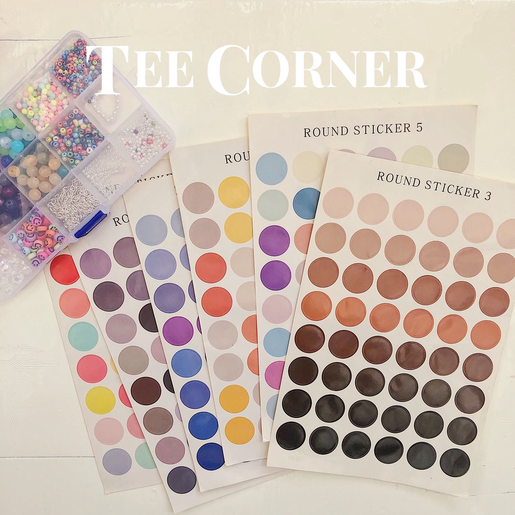 Sticker Họa Tiết Chấm Tròn