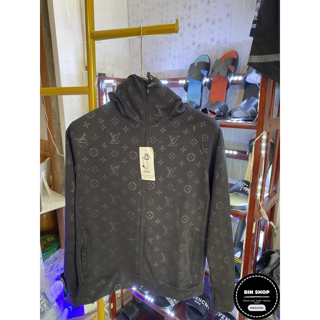 Áo khoác chống nắng nam/nữ LV vân nổi chất vải umi dày dặn có mũ vải mềm mát thoáng khí cao cấp MINFASHION