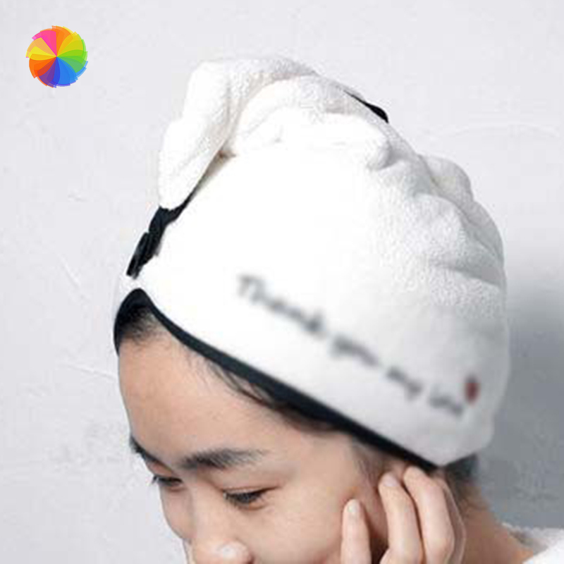 Khăn trùm tóc khô nhanh thấm hút nước tiện dụng cho nữ