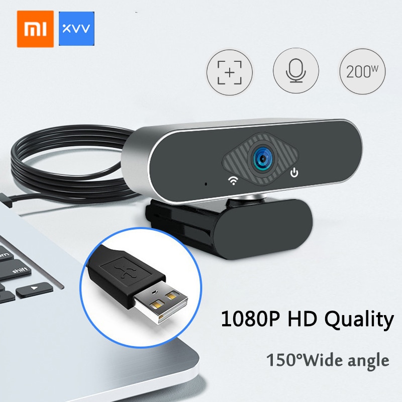 Webcam Xiaomi Xiaovv 1080P HD laptop máy tính máy quay video Webcams