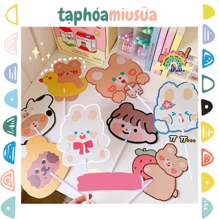 Quạt hình thú xịn sò cute dễ thương xỉu up xỉu down - MiuSua