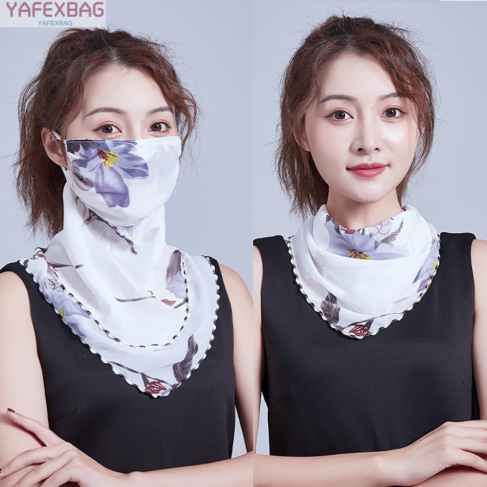 Outdoor Cycling Shading Chiffon Thin And Light Scarf Shawl Veil Face Neck Cover Sun Protection
