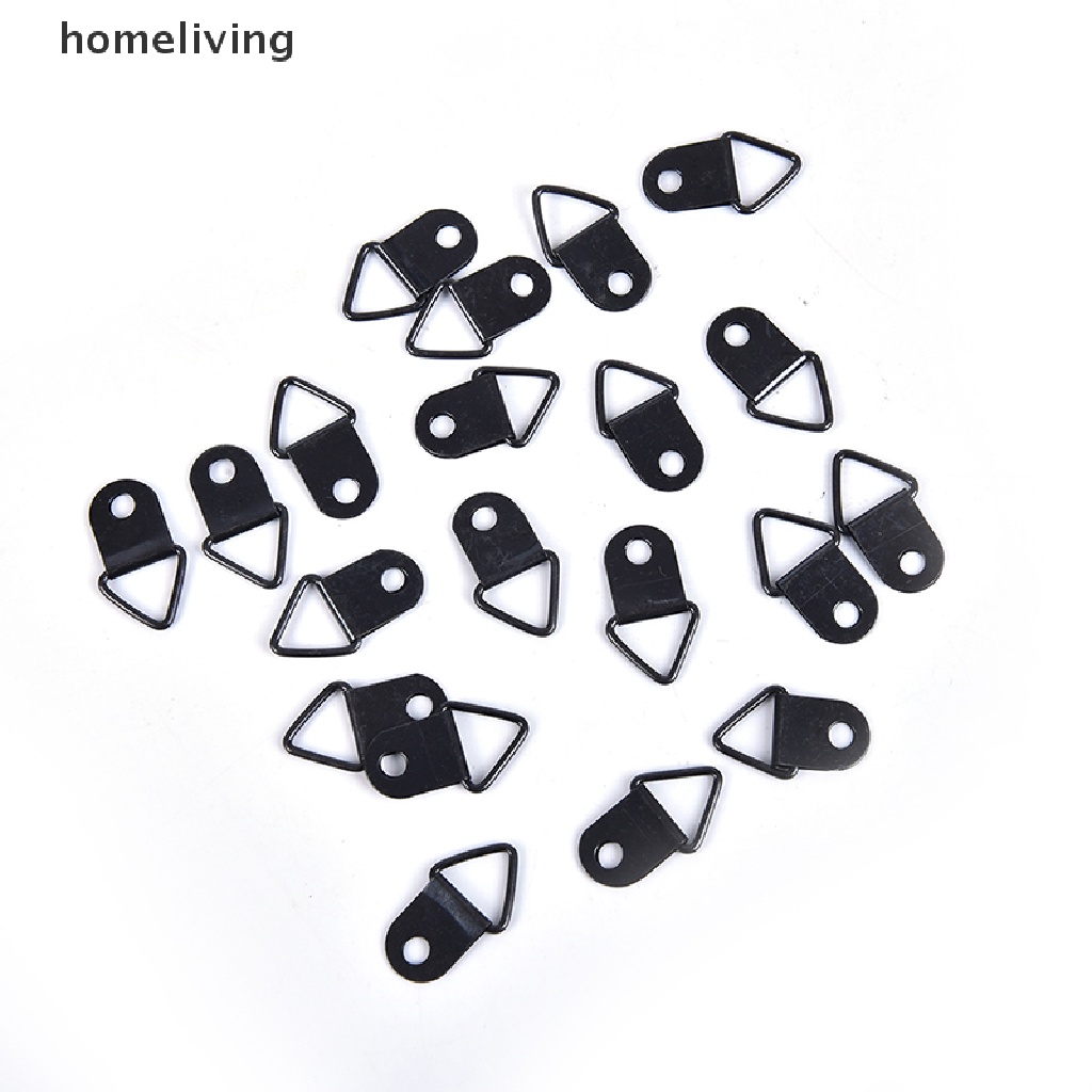 Bộ 20 Móc Treo Khung Ảnh Hình Tam Giác Một Lỗ Tiện Dụng