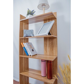 Kệ góc tường 5 tầng Tee Decor - Kệ để sách vở bằng gỗ MDF - Chống mối mọt, trang trí phòng kiểu dáng tinh tế - Bh 1 năm