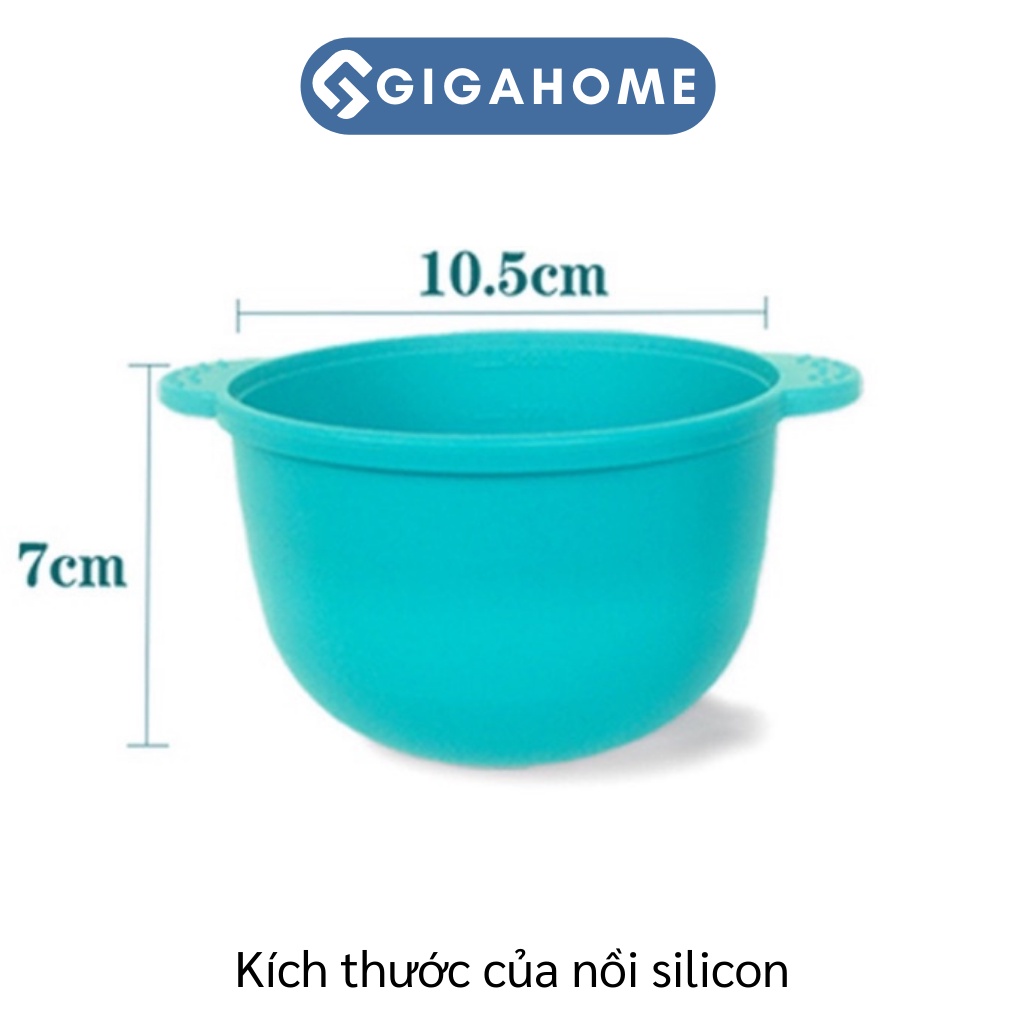 Chén Nấu Sáp Silicone Wax Lông GIGAHOME Chống Dính Chịu Nhiệt Dễ Vệ Sinh 1015