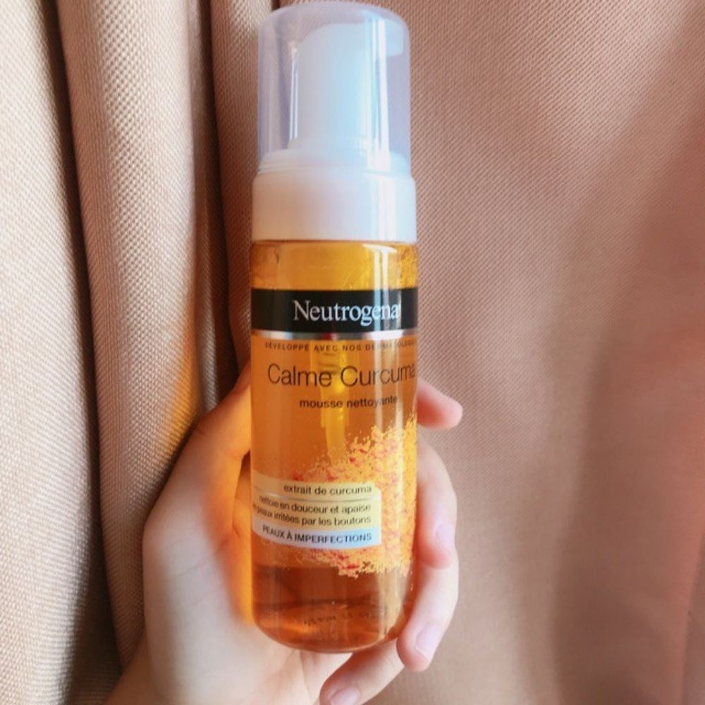 Sữa Rửa Mặt Nghệ Tạo Bọt Neutrogena Curcuma 150ml, sáng da, mờ thâm - Shop Mecici