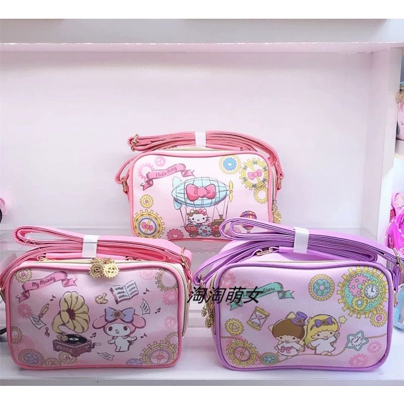Túi Đeo Chéo Hình Hello Kitty Melody Sanrio Dễ Thương Cho Bé