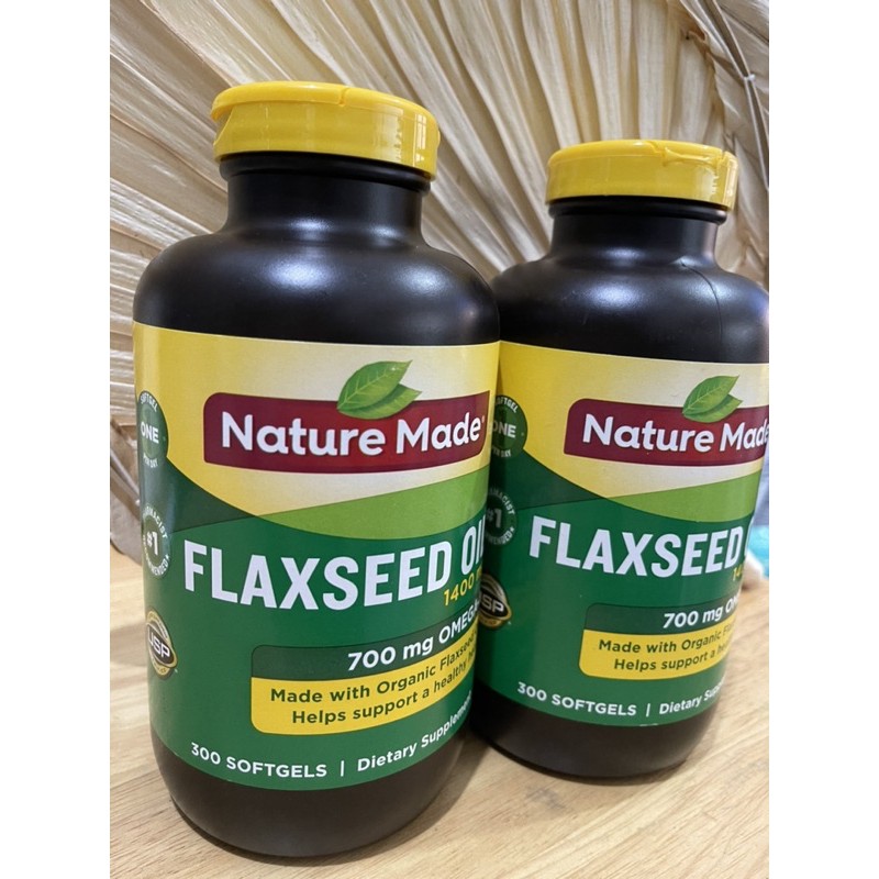 Flaxseed Oil 300 Viên dầu hạt lanh nature made