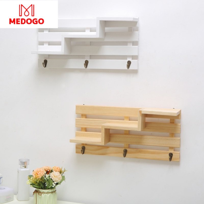 Kệ gỗ treo tường MEDOGO, kệ trang trí