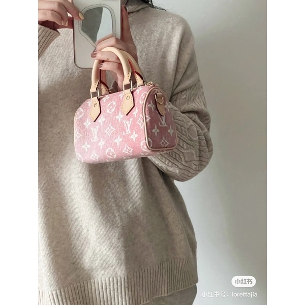 Túi Đeo Chéo Speedy Nano Denim Thời Trang Đẹp Cao Cấp