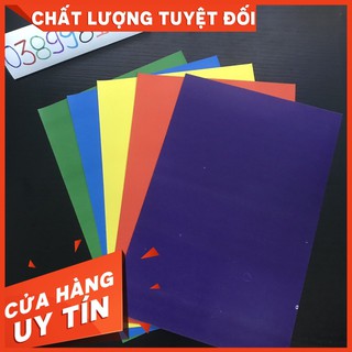 04 tập Giấy thủ công có dính khổ a6 5 màu