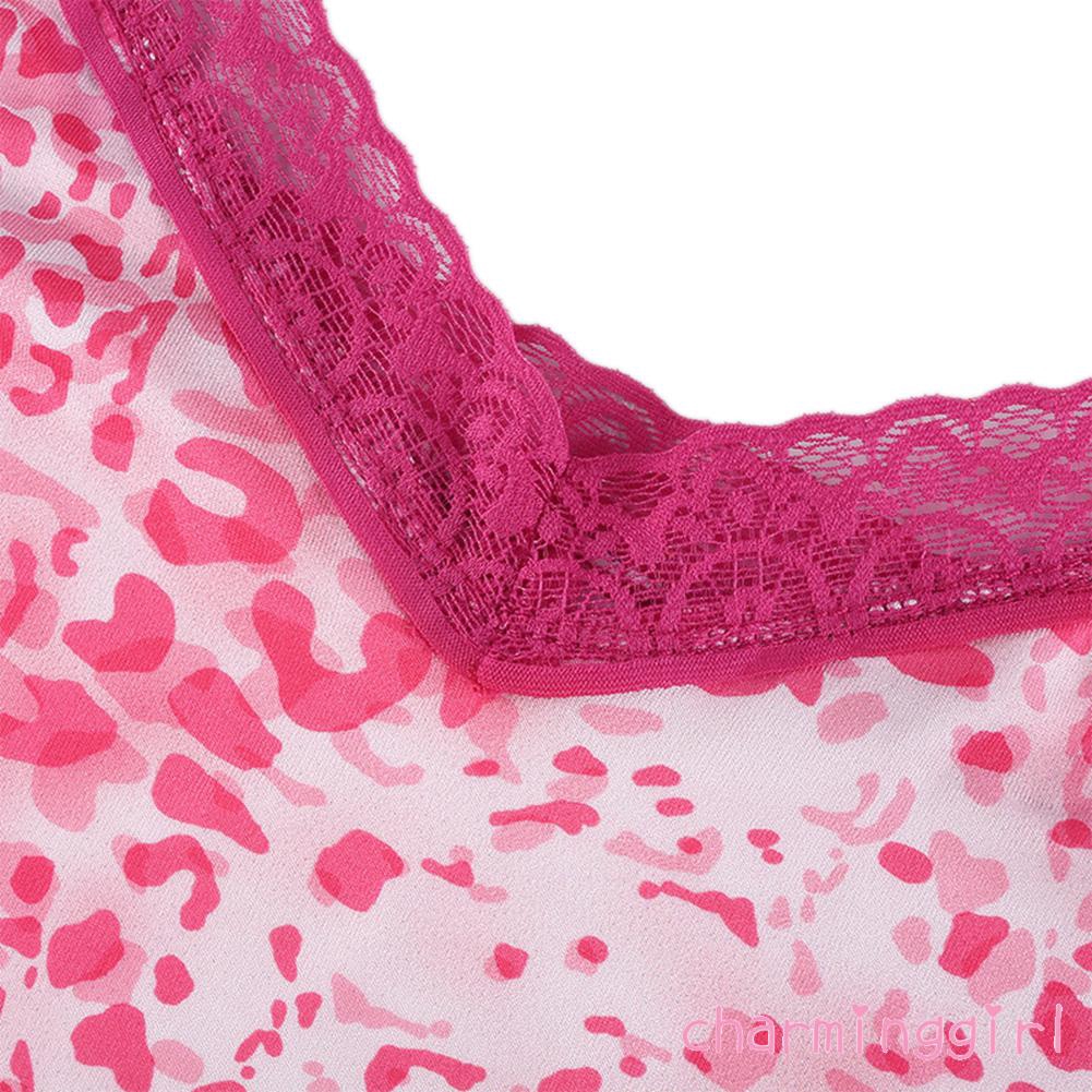 Áo Sát Nách Hở Lưng Cổ Chữ V Họa Tiết Da Báo Gợi Cảm